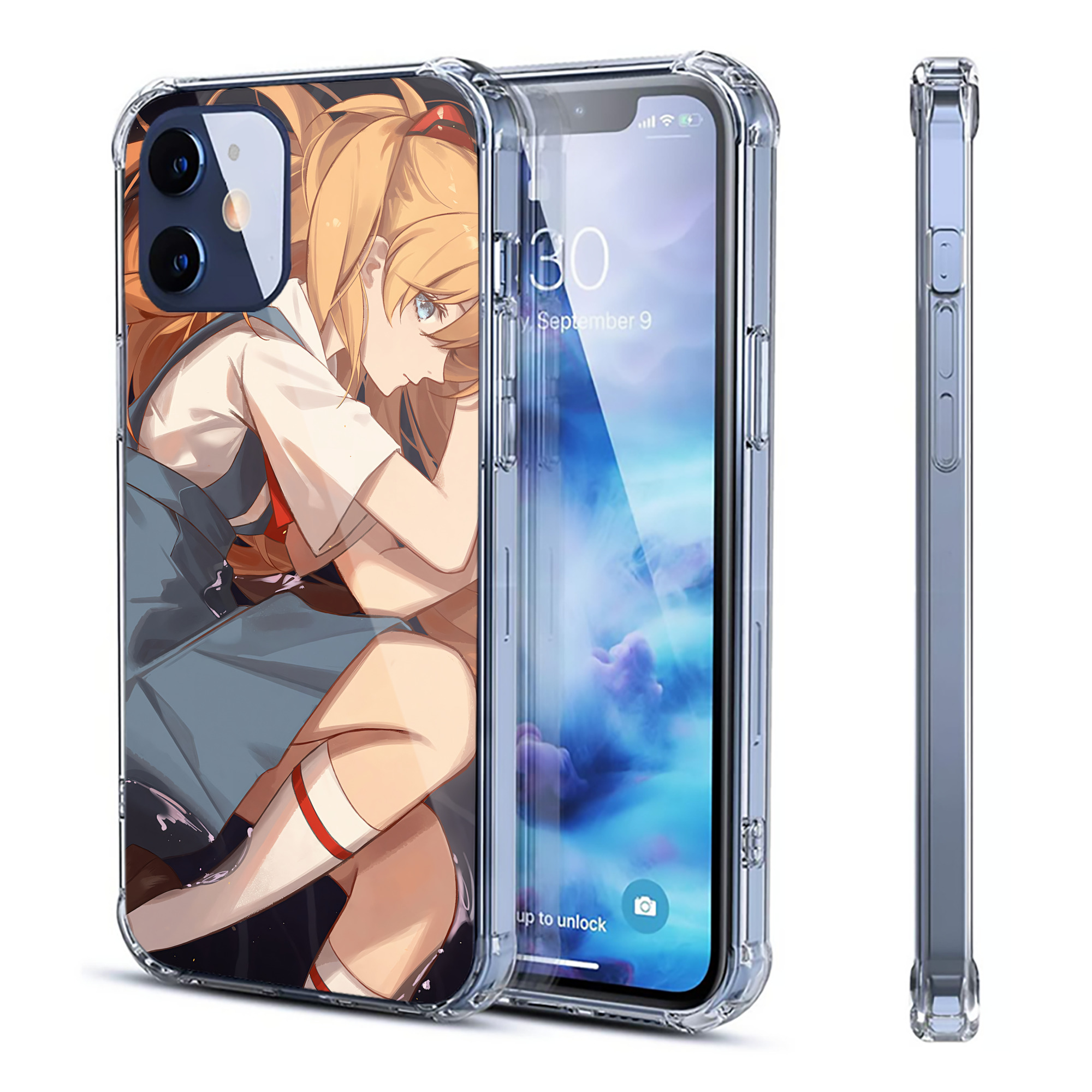 （画像用） EVA 新世紀エヴァンゲリオン 【iPhone 12シリーズ対応】透明スマホケース（クリアソフトケース）